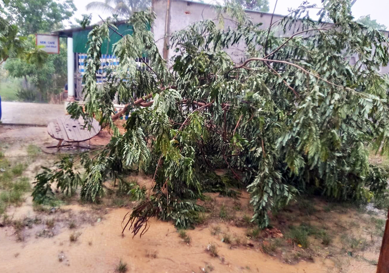 Lốc xoáy bất ngờ thổi bay hàng chục mái nhà ở Lâm Đồng ảnh 1