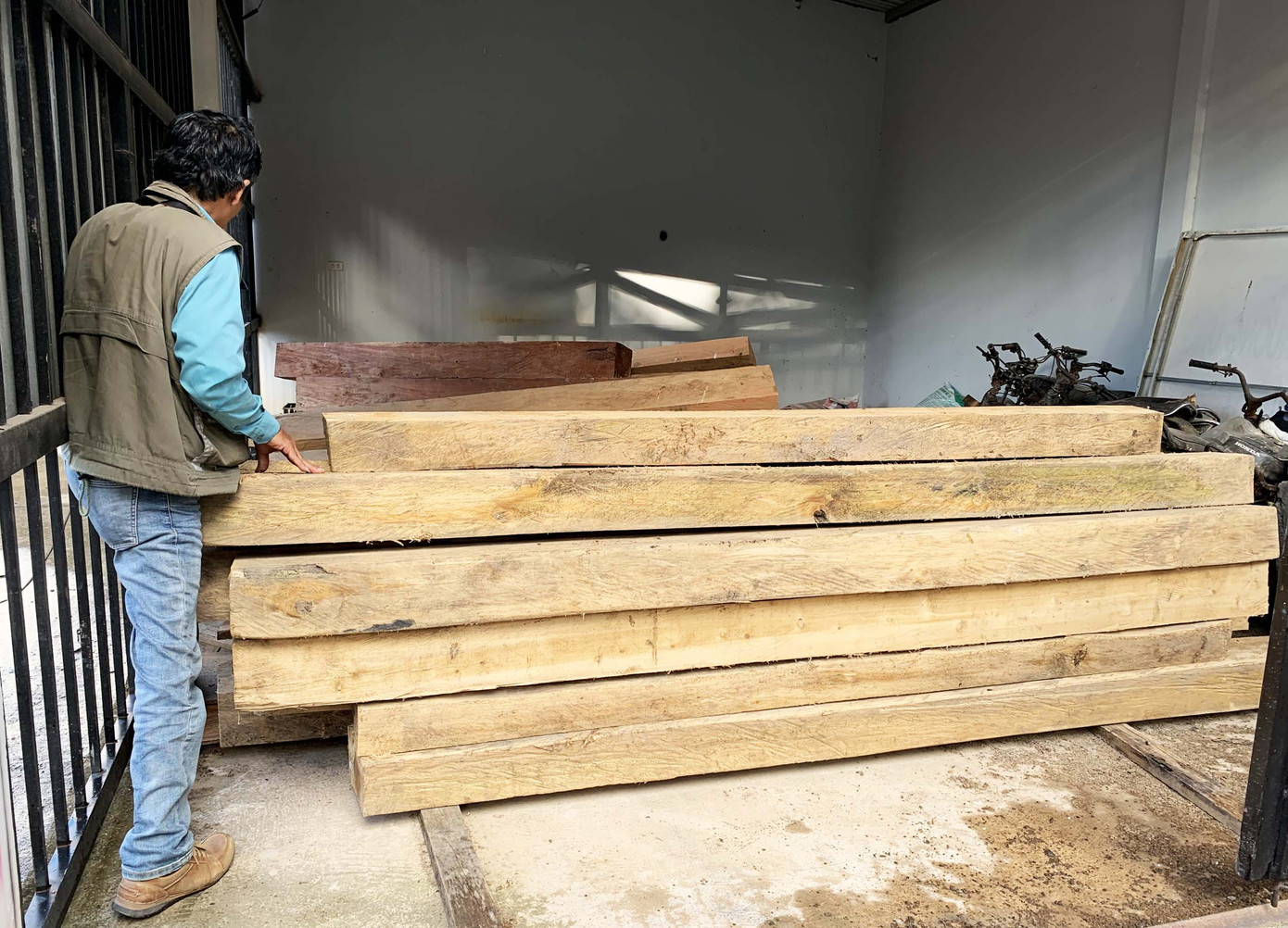 Rừng nguyên sinh bị tàn phá, gỗ lậu lọt vào nhà... Tổ trưởng bảo vệ rừng ảnh 5