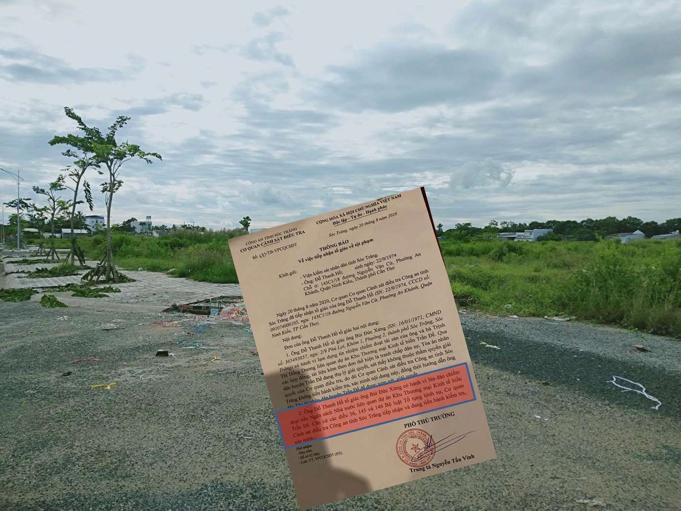 Công an vào cuộc vụ đại gia Sóc Trăng bị tố 'bùng' tiền đối tác ảnh 2