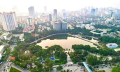 Diện mạo mới của công viên Nghĩa Đô