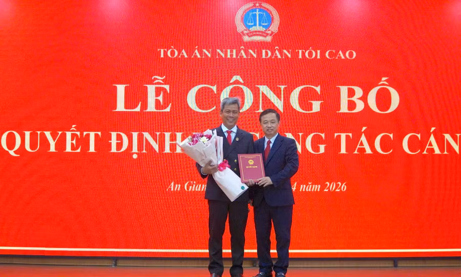 Điều động, bổ nhiệm Chánh án TAND tỉnh An Giang