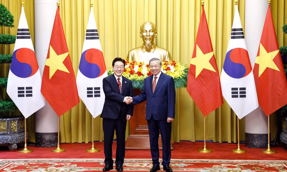 Tổng Bí thư, Chủ tịch nước Tô Lâm đề nghị Hàn Quốc hỗ trợ Việt Nam phát triển ngành công nghiệp văn hóa