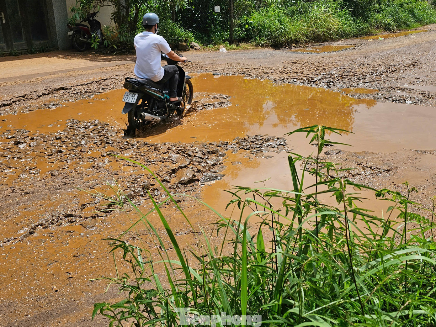 Mặt đường biến thành hố nước. tp-6.jpg