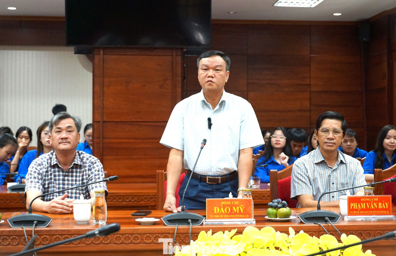 Ông Đào Mỹ - Phó Chủ tịch UBND tỉnh Đắk Lắk phát biểu. tp-1234561.jpg