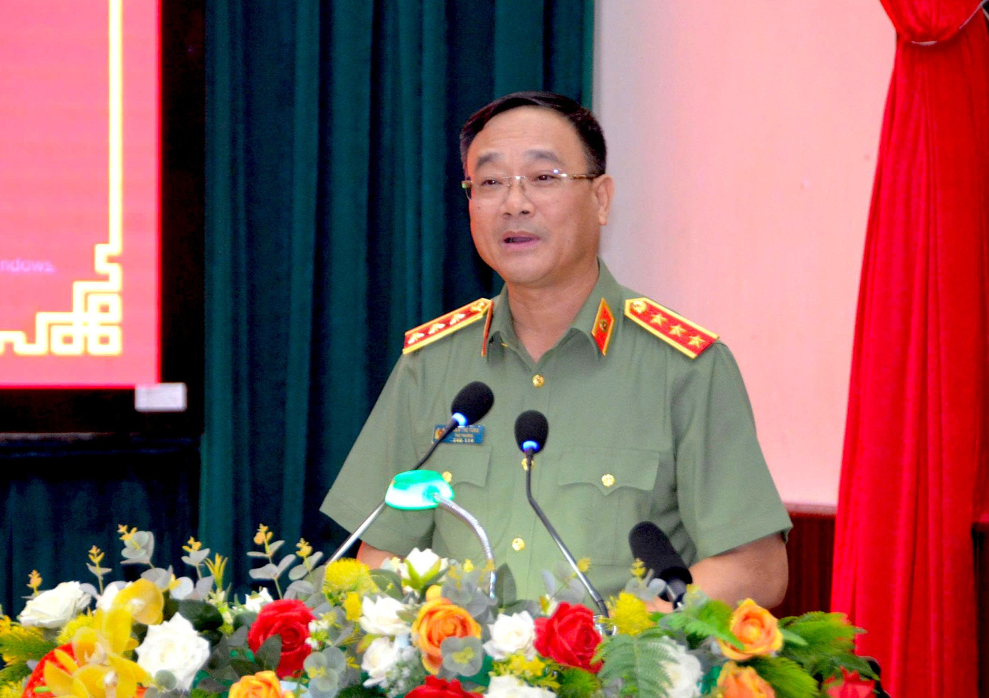 Thượng tướng Phạm Thế Tùng phát biểu tại chương trình. 22782db7f17b7825216a.jpg