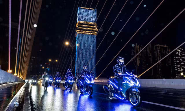 Yamaha lần đầu tiên tổ chức hành trình chinh phục màn đêm cùng Yamaha NVX