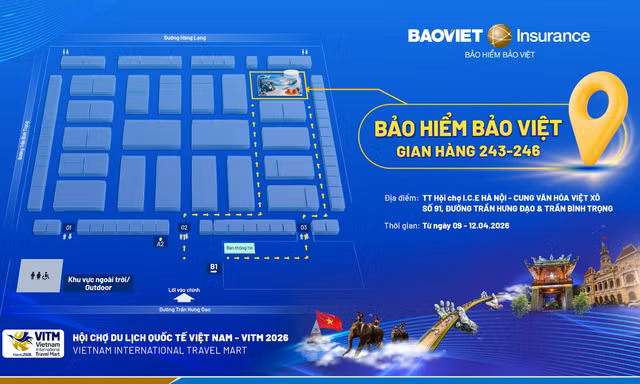 Check-in gian hàng Bảo hiểm Bảo Việt tại hội chợ du lịch quốc tế Việt Nam: Nhiều ưu đãi hấp dẫn cho mùa du lịch sôi động