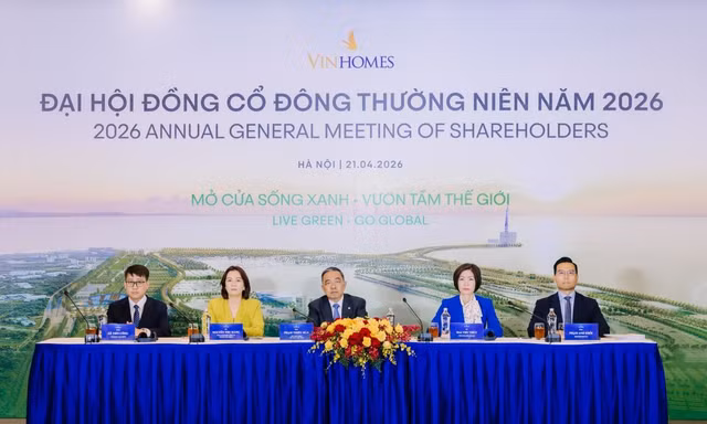 Vinhomes đặt mục tiêu lợi nhuận sau thuế 60.000 tỷ đồng năm 2026