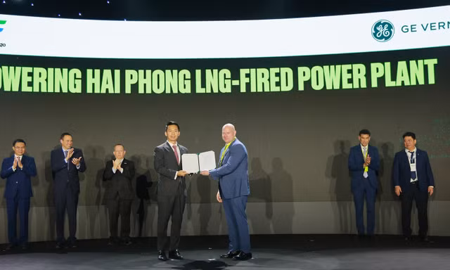 Nhà máy điện LNG VinEnergo Hải Phòng sử dụng tua-bin khí và máy phát điện của GE Vernova
