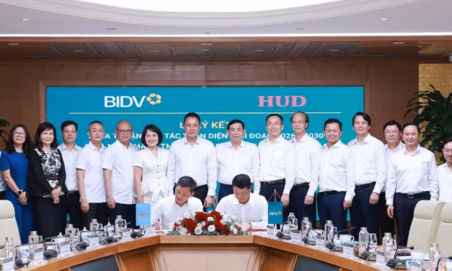 BIDV và HUD tăng cường hợp tác hướng tới phát triển bền vững