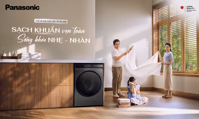 Panasonic tiếp tục khẳng định cam kết chăm sóc sức khỏe toàn diện với thế hệ máy giặt mới