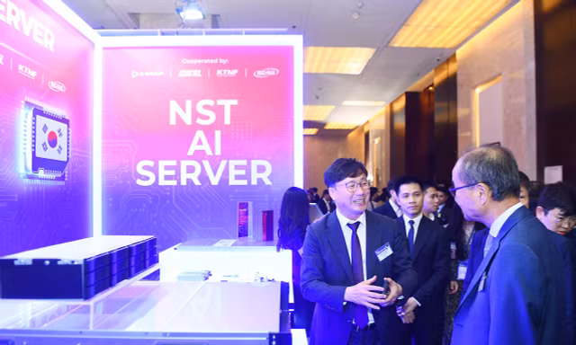 G-Group giới thiệu máy chủ AI 'made in Vietnamc tại Diễn đàn Kinh tế Việt Nam - Hàn Quốc