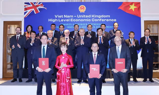 Vietjet đặt mua 100 tàu bay Airbus A321neo, đánh dấu cột mốc mới trong quan hệ hợp tác Việt Nam – Vương quốc Anh