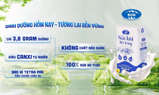 Công ty Cổ phần Chế biến Sữa Ba Vì chính thức công bố sản phẩm mới: An toàn – Dinh dưỡng – Tiện lợi
