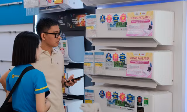  Giải nhiệt trước, trả tiền sau khi mua máy lạnh với ví trả sau MWG Paylater