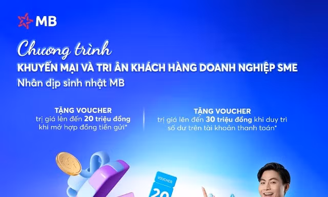 Tri ân khách hàng doanh nghiệp SME nhân dịp sinh nhật MB