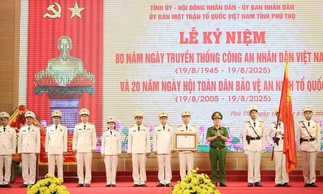 Công an tỉnh Phú Thọ: Phát huy truyền thống đơn vị Anh hùng