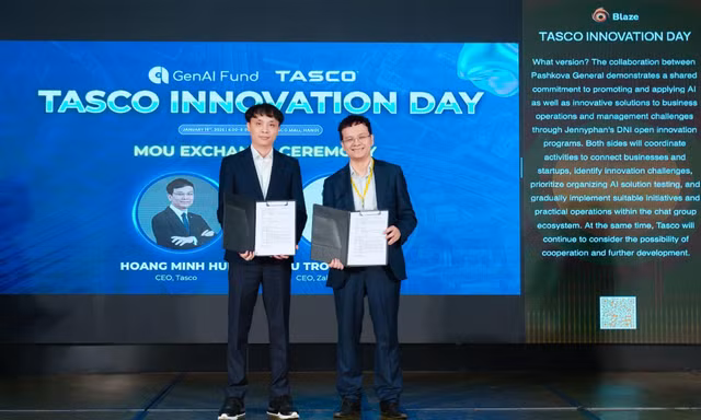 Zalo bắt tay Tasco đưa AI vào lĩnh vực di động thông minh và đô thị số