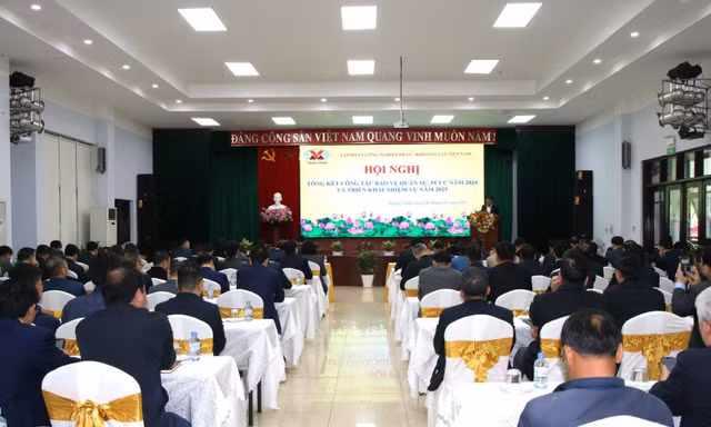 TKV triển khai công tác bảo vệ quân sự và PCCC năm 2025