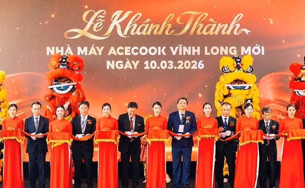 Acecook Việt Nam khánh thành nhà máy Vĩnh Long mới, tạo việc làm cho 3000 lao động 