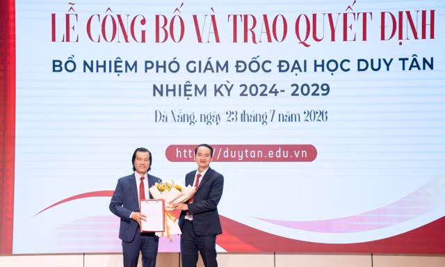 PGS.TS. Nguyễn Gia Như được bổ nhiệm chức Phó Giám đốc ĐH Duy Tân