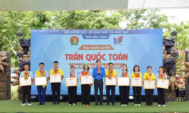 160 thủ lĩnh Đội ở Bắc Ninh khép lại 5 ngày rèn ý chí, kỹ năng