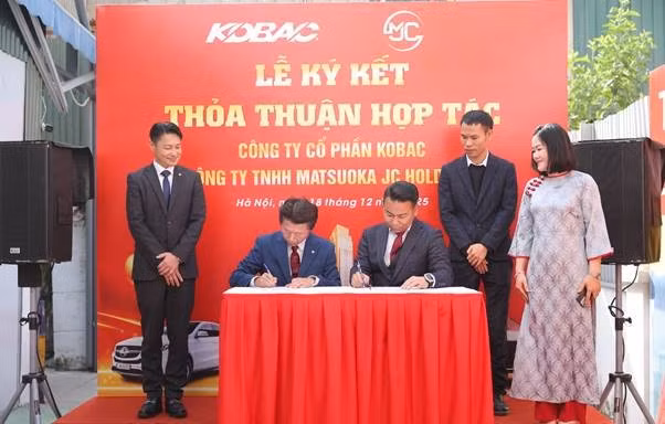 Lễ ký kết thỏa thuận hợp tác chiến lược giữa Công ty TNHH Matsuoka JC Holdings (MJC) và Công ty Cổ phần KOBAC
