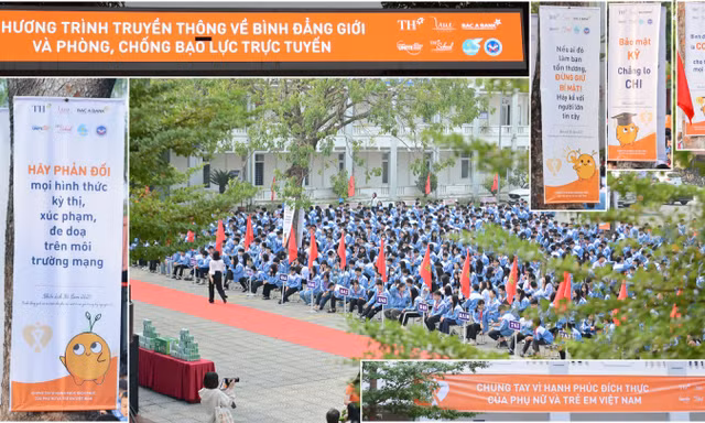 Tô cam 2025: Hơn 1.500 học sinh cùng nói ‘không’ với định kiến giới và bạo lực trực tuyến 