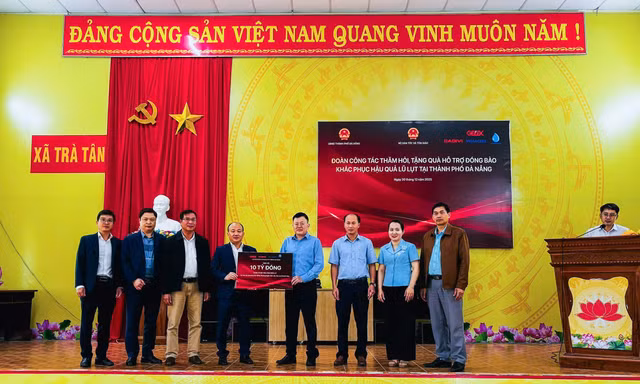 GELEX đồng hành cùng đồng bào miền Trung và Tây Nguyên tái thiết cuộc sống sau mưa lũ