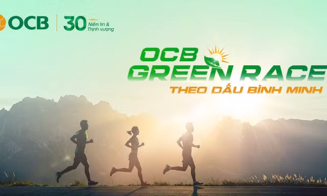 OCB ra mắt giải chạy trực tuyến 'Green Race 2026 – Theo dấu Bình Minh'