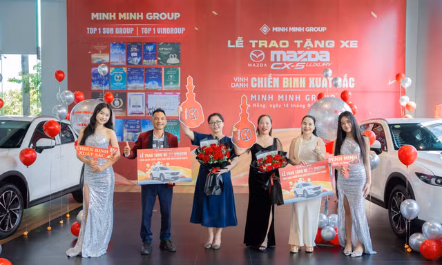Minh Minh Group mạnh tay trao thưởng 3 xe ô tô đến Top 3 Chiến Binh Xuất Sắc 2025