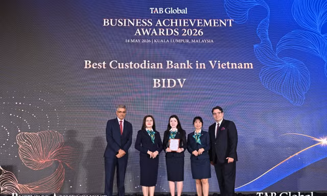 BIDV giữ vững vị thế Ngân hàng lưu ký tốt nhất Việt Nam 