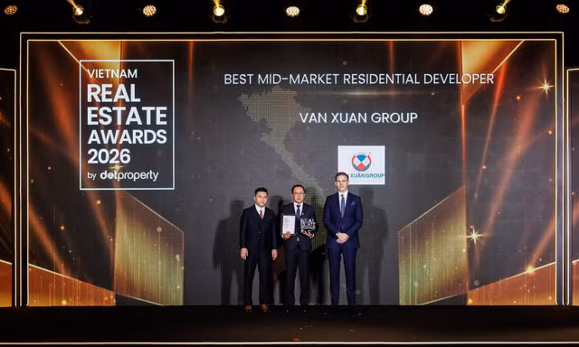 Vạn Xuân Group lần thứ hai được vinh danh tại Dot Property Vietnam Awards 2026
