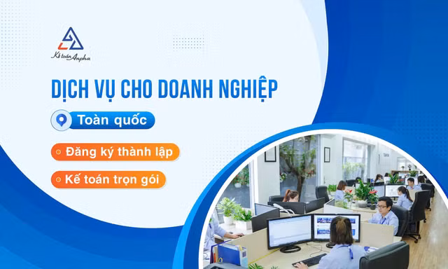 Kế toán Anpha chuyên cung cấp dịch vụ thành lập, kế toán thuế uy tín