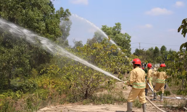 Khu công nghệ Môi trường Xanh Long An chủ động tập huấn an toàn PCCC trước mùa khô