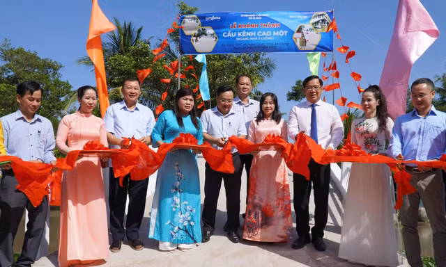 Syngenta trao tặng cầu Kênh Cao Một tại An Giang, tỏa “Nhịp cầu yêu thương” vì cộng đồng nông thôn