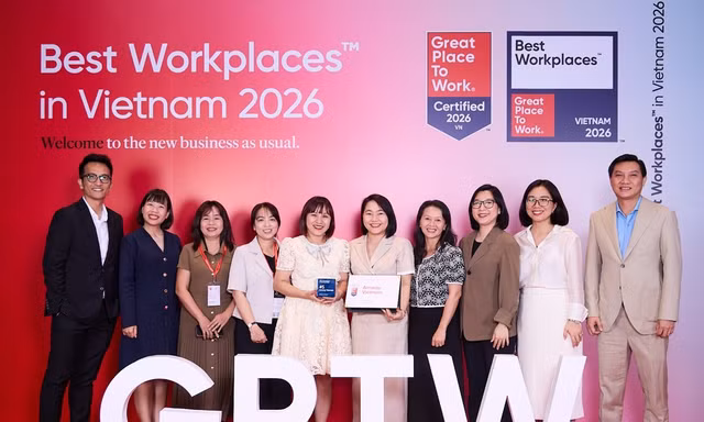 Amway Việt Nam hai năm liên tiếp đứng top nơi làm việc xuất sắc hàng đầu Việt Nam 2026 