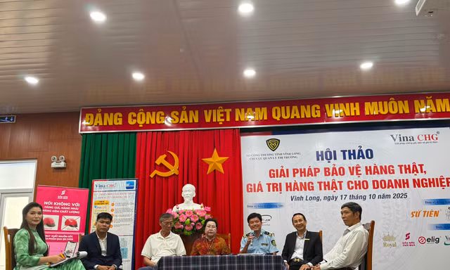 Vĩnh Long: Tăng cường giải pháp bảo vệ hàng thật, thương hiệu doanh nghiệp