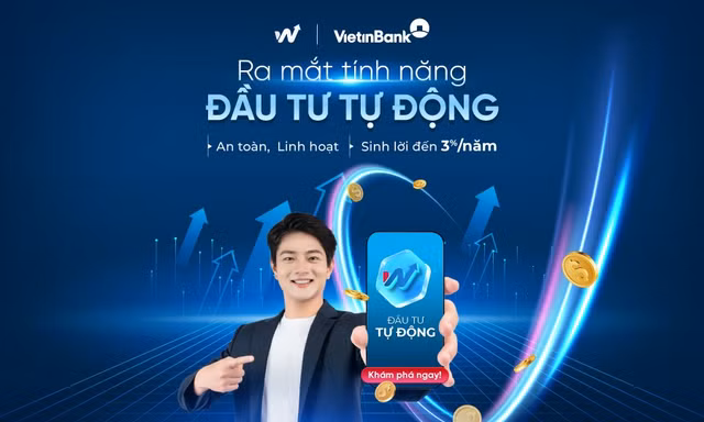 VietinBank ra mắt tính năng 'Đầu tư tự động' trên nền tảng V-Wealth