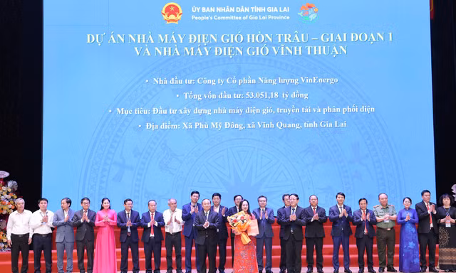 Vinenergo hợp tác phát triển cụm nhà máy điện gió trị giá gần 8 tỷ USD tại Gia Lai