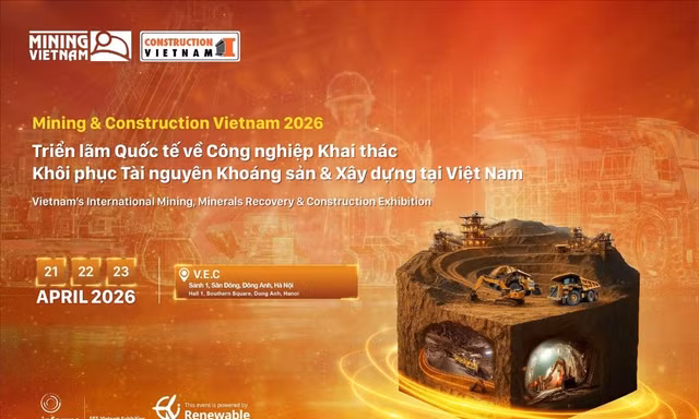 Khai mạc triển lãm Mining & Construction Vietnam 2026 