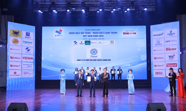 Sanest Khánh Hòa tự hào đạt top 10 nhãn hiệu nổi tiếng Việt Nam 2026