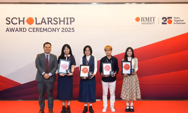 RMIT Việt Nam trao học bổng trị giá 47,5 tỉ đồng năm 2025