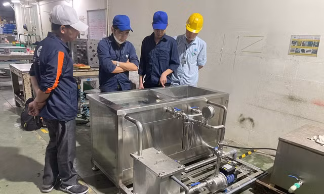 Máy rửa siêu âm công nghiệp Rama: 'Mắt xích' nâng chuẩn sản xuất cho doanh nghiệp FDI