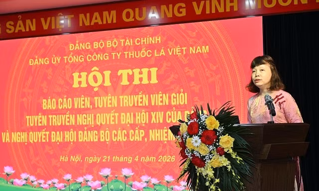 Đảng bộ Vinataba: Lan tỏa tinh thần Nghị quyết Đại hội XIV qua hội thi báo cáo viên 