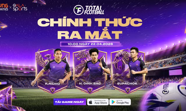 Total Football VNG chính thức ra mắt cộng đồng game thủ Đông Nam Á