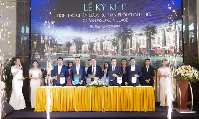 Hợp tác chiến lược phân phối dự án Dasong Village giữa các thương hiệu lớn