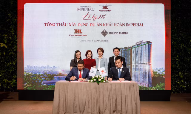 Khải Hoàn Land ký kết tổng thầu Phước Thành, bảo chứng chất lượng cho Khải Hoàn Imperial 
