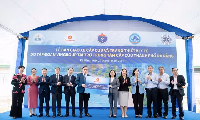 Vingroup hỗ trợ Đà Nẵng nâng cao năng lực cấp cứu hiện đại, gia tăng sức mạnh y tế miền Trung
