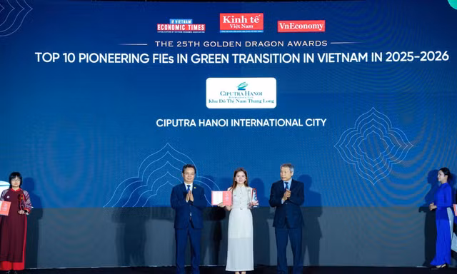 Ciputra Hanoi: 17 năm vững vàng thương hiệu FDI tiên phong tại Giải thưởng Rồng Vàng